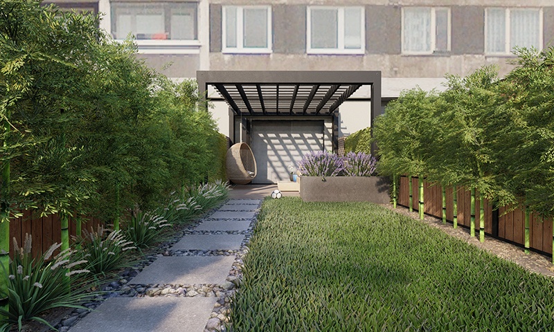 Backyard Landscape Design - London, UK